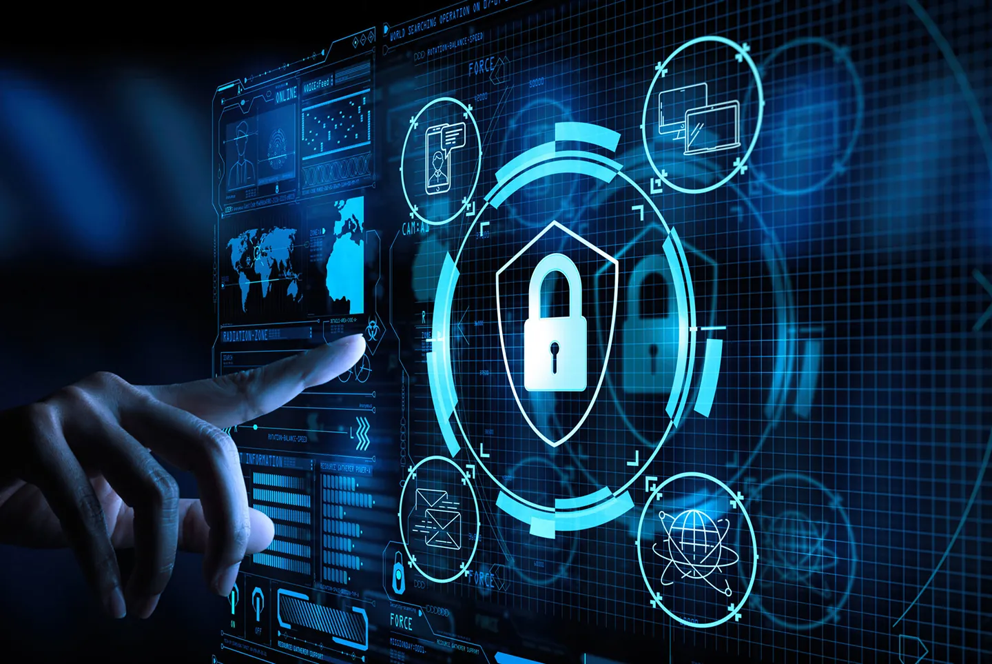 Biểu tượng bảo mật dữ liệu, mã hóa